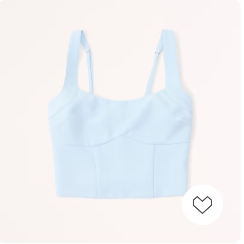 Abercrombie and Fitch Tailored Corset Set Top